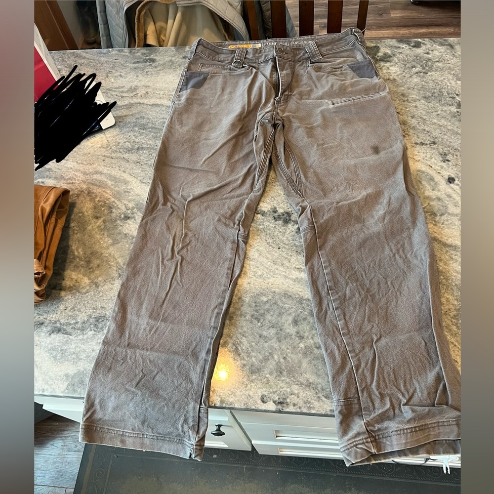 NOBEL OUTFITTERS 33x32 MEN'S FULLFLEXXTM HD HAMMER DRILLTM CANVAS WORK PANT